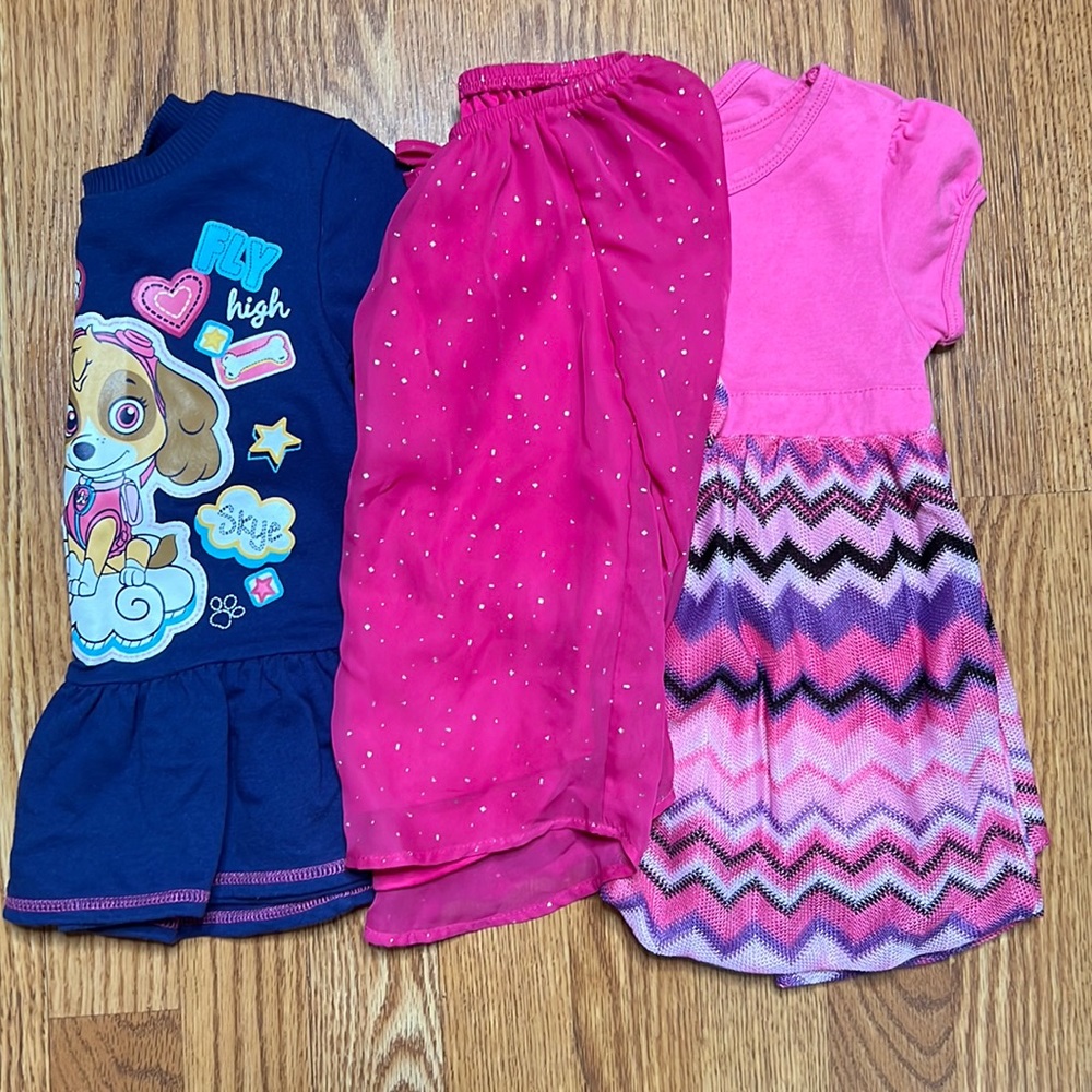 3- 4T Tops (Pink & Blue)